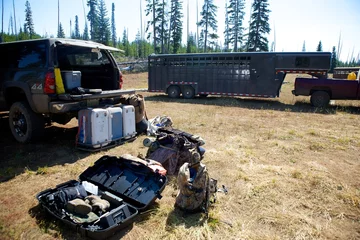 Foto auf Leinwand Packen für Elk Camp © Michael Ireland