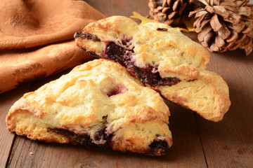 Raspberry turnovers