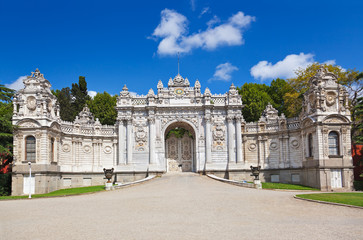 Obraz premium Dolmabahce Palace at Istanbul Turkey