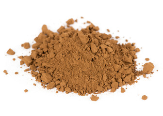 Fototapeta na wymiar Heap of fresh cocoa powder