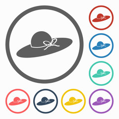 female hat icon