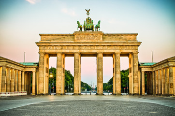 Fototapeta na wymiar Brandenburg Gate in Berlin, Germany