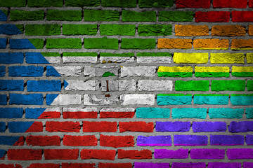 Dark brick wall - LGBT rights - Equatorial Guinea