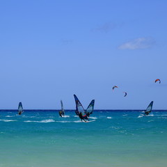 windsurfeur aux canaries