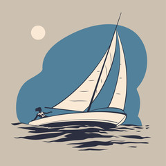 Obraz premium Yacht