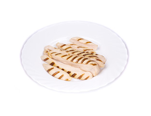 Grilled chicken fillet.
