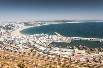 City view of Agadir, Morocco
