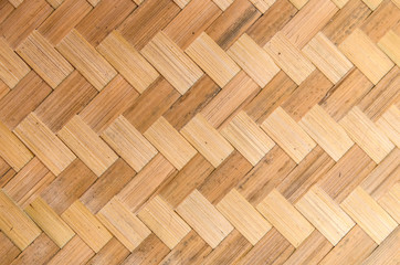close up woven bamboo pattern