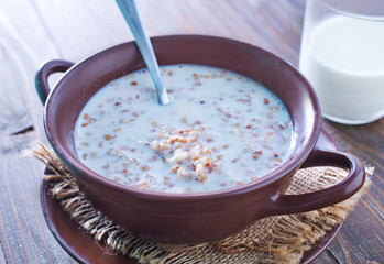 buckwheat with milk