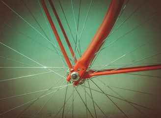 Retro look Bike detail