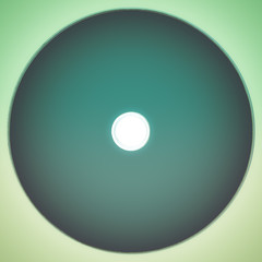 Retro look CD or DVD