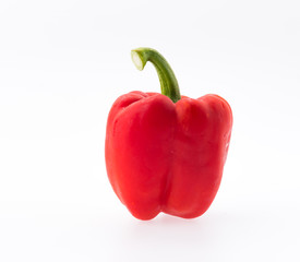 Red peppers isolated on white background