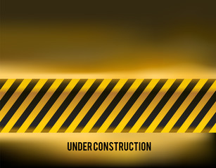 under construction background with copyspace