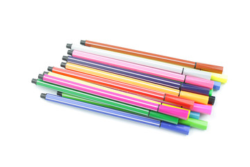 Colored felt pens
