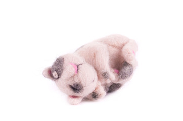 Funny handmade felt toy.