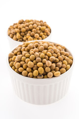 Soybean isolated on white background