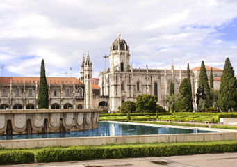 Fototapeta premium Monastery of the Hieronymites, Lisbon, Portugal