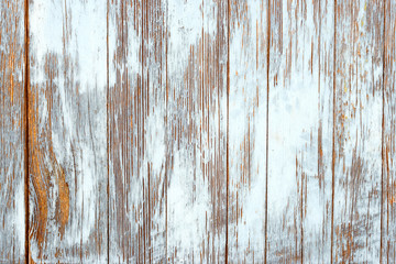 Fototapeta na wymiar Old Shabby Wooden Planks with cracked color Paint, background