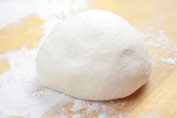 Fototapeta na wymiar Making dough