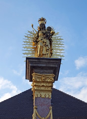 Obraz premium Mariensäule in Eibelstadt