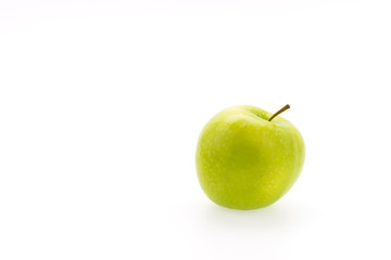 Green apple isolated on white