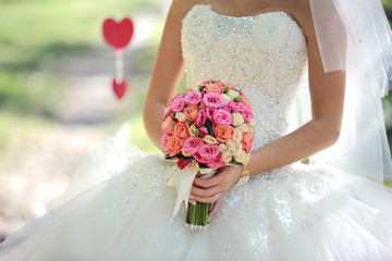Beautiful wedding bouquet