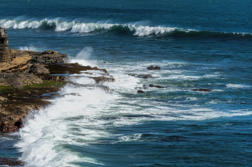 the sea in ​​tanah lot