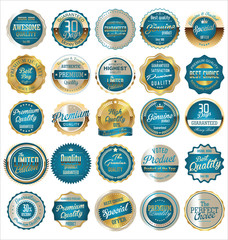 Premium, quality retro vintage labels collection
