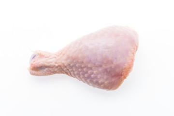 Raw Chicken meat isolated on white