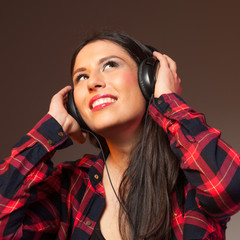 Listening to music