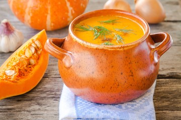Pumpkin cream soup