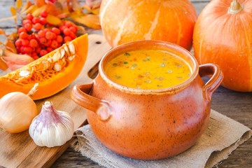 Pumpkin cream soup