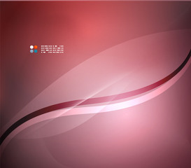 Red abstract lines background