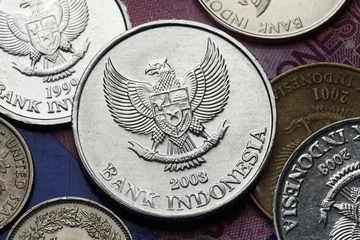 Fotobehang Coins of Indonesia © Vladimir Wrangel