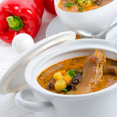 Oxtail soup