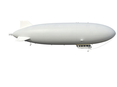 Illustrate of a airship