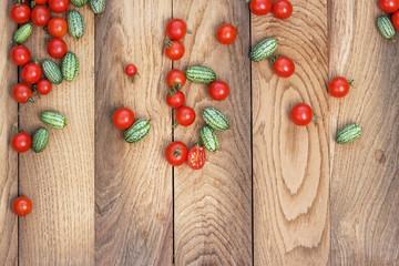 cherry tomatoes and kiwano