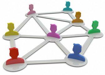 Network Concept - 3D