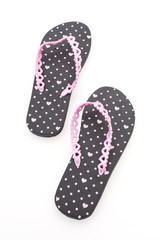 Flip flop isolated on white background