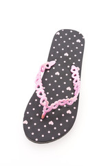 Flip flop isolated on white background
