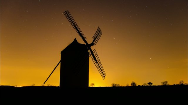 Mill night timelapse