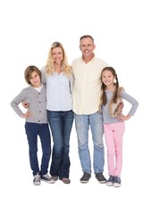 Obraz premium Portrait of smiling family standing together