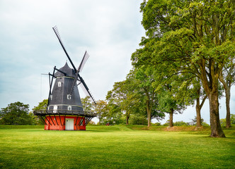 The windmill at Kastellet in Copenhagen. © Serg Zastavkin