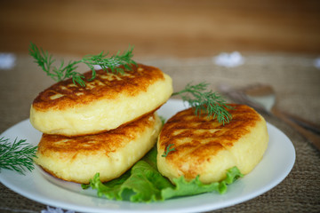 Potato cakes with meat