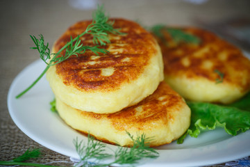 Potato cakes with meat