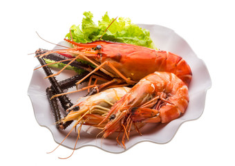 Giant Freshwater Prawn and king prawns
