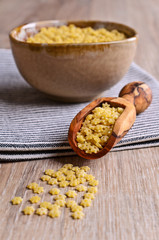 Pasta in the shape of a star