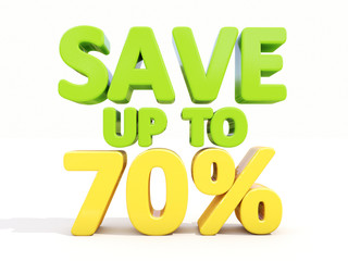 Save up to 70%