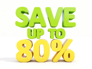 Save up to 80%