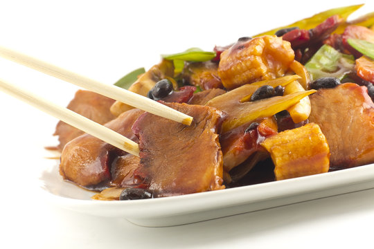 Chinese Black Bean Pork Takeout